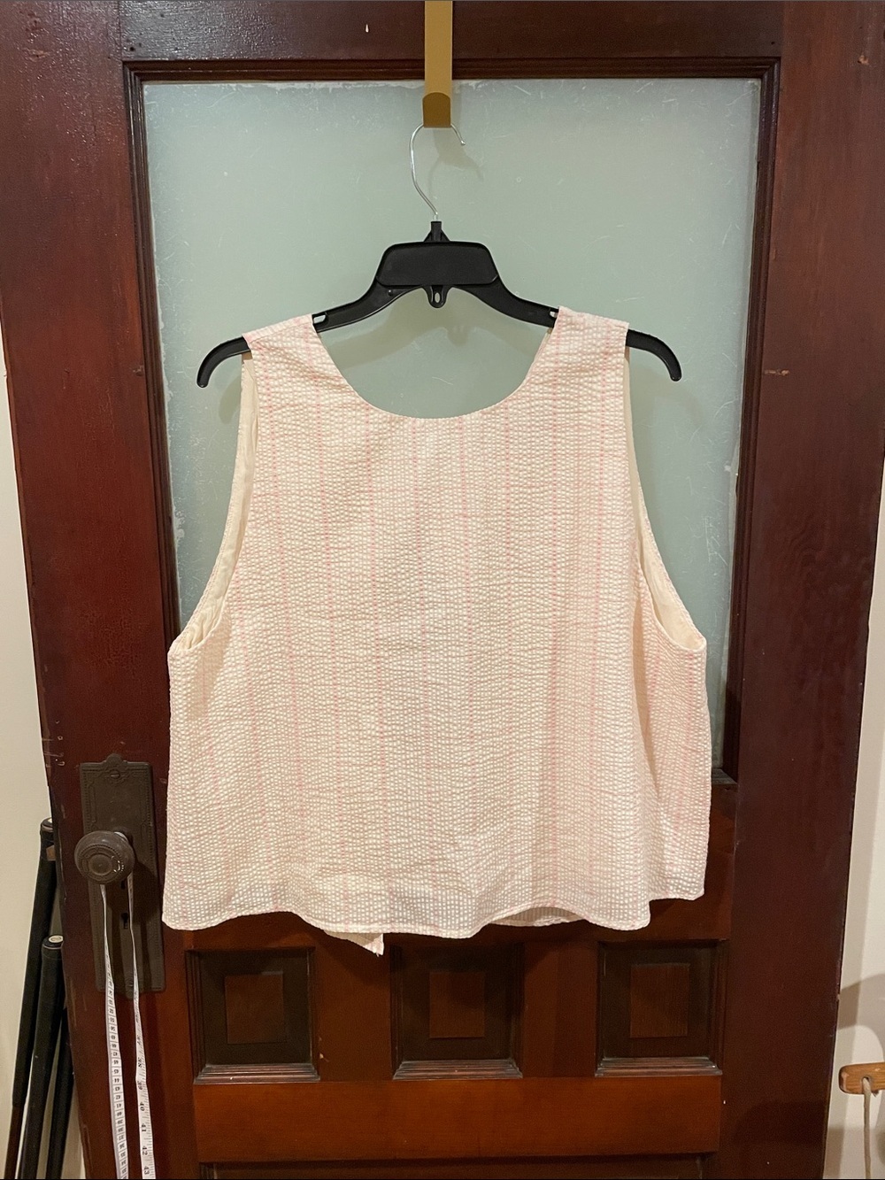 Petal & Pup Light Pink Sleeveless Textured Women's Top